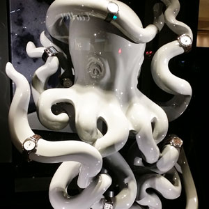 Sculpture de pieuvre pour Hermès